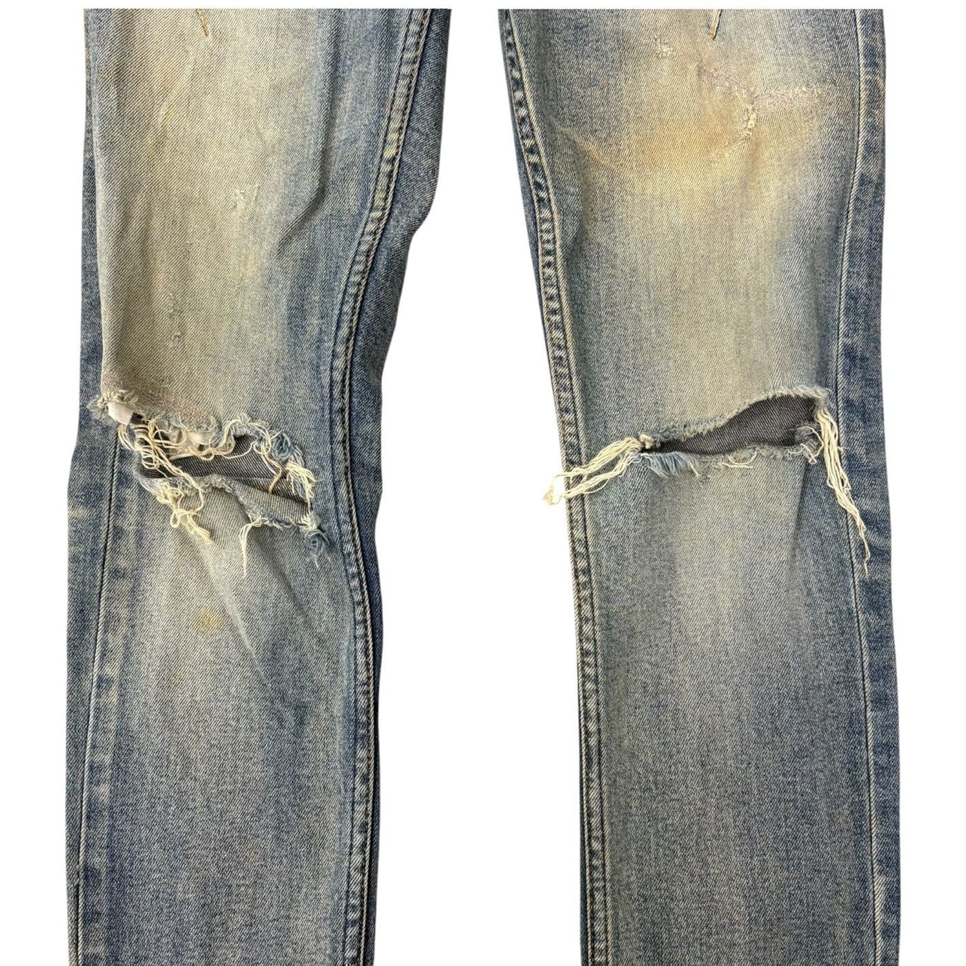 NUMBER NINE Distressed Denim Jeans 상세 이미지 3