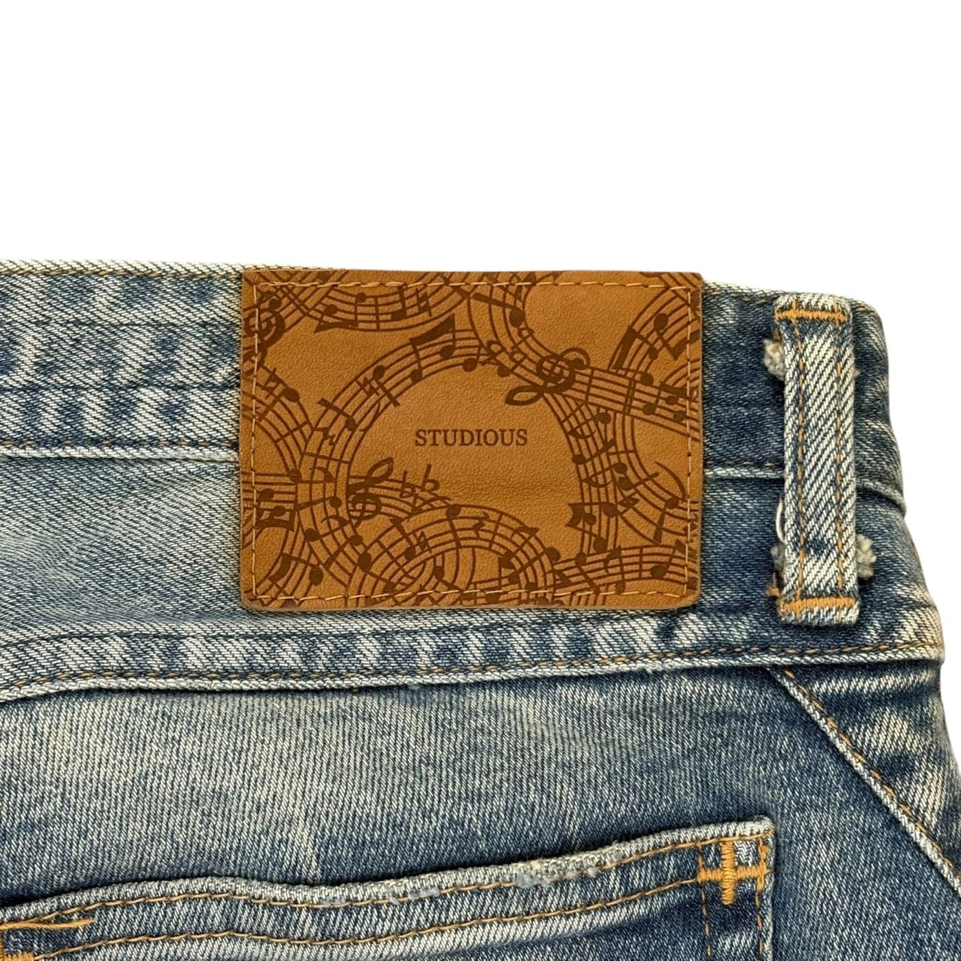 NUMBER NINE Distressed Denim Jeans 상세 이미지 4