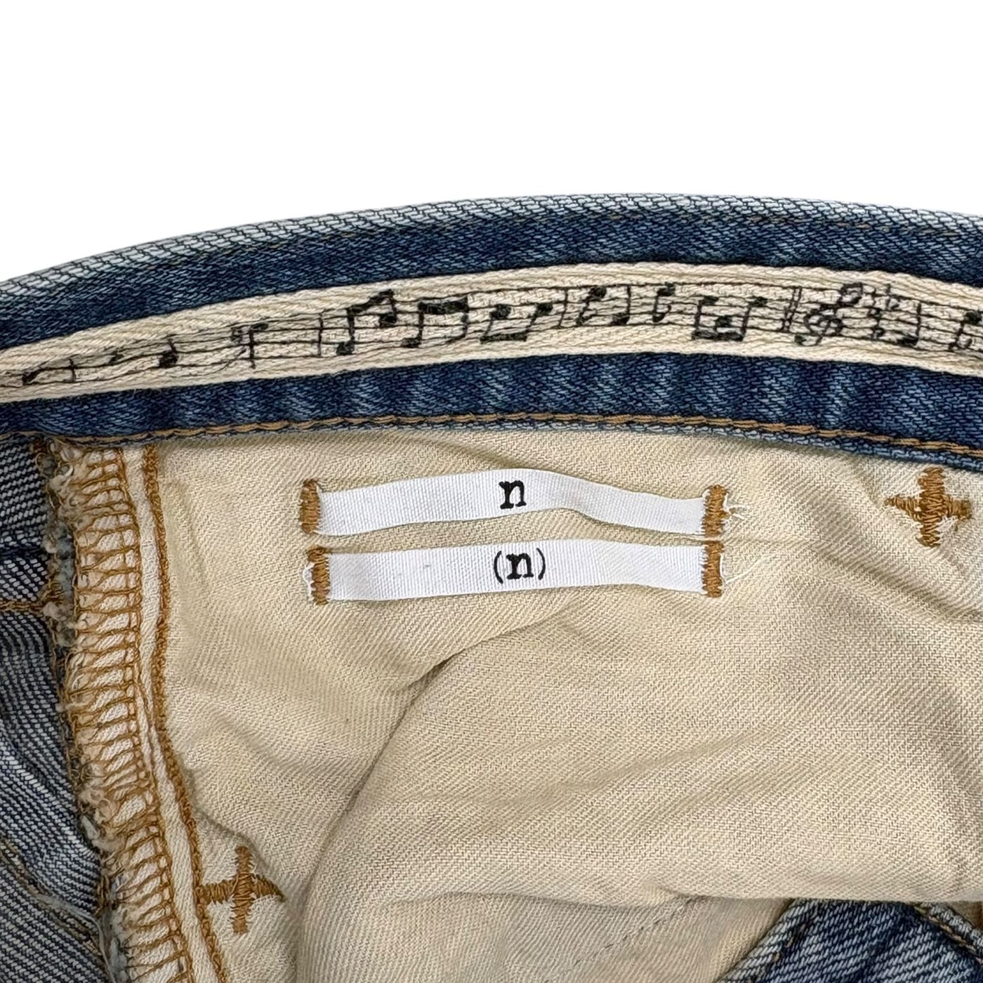 NUMBER NINE Distressed Denim Jeans 상세 이미지 9