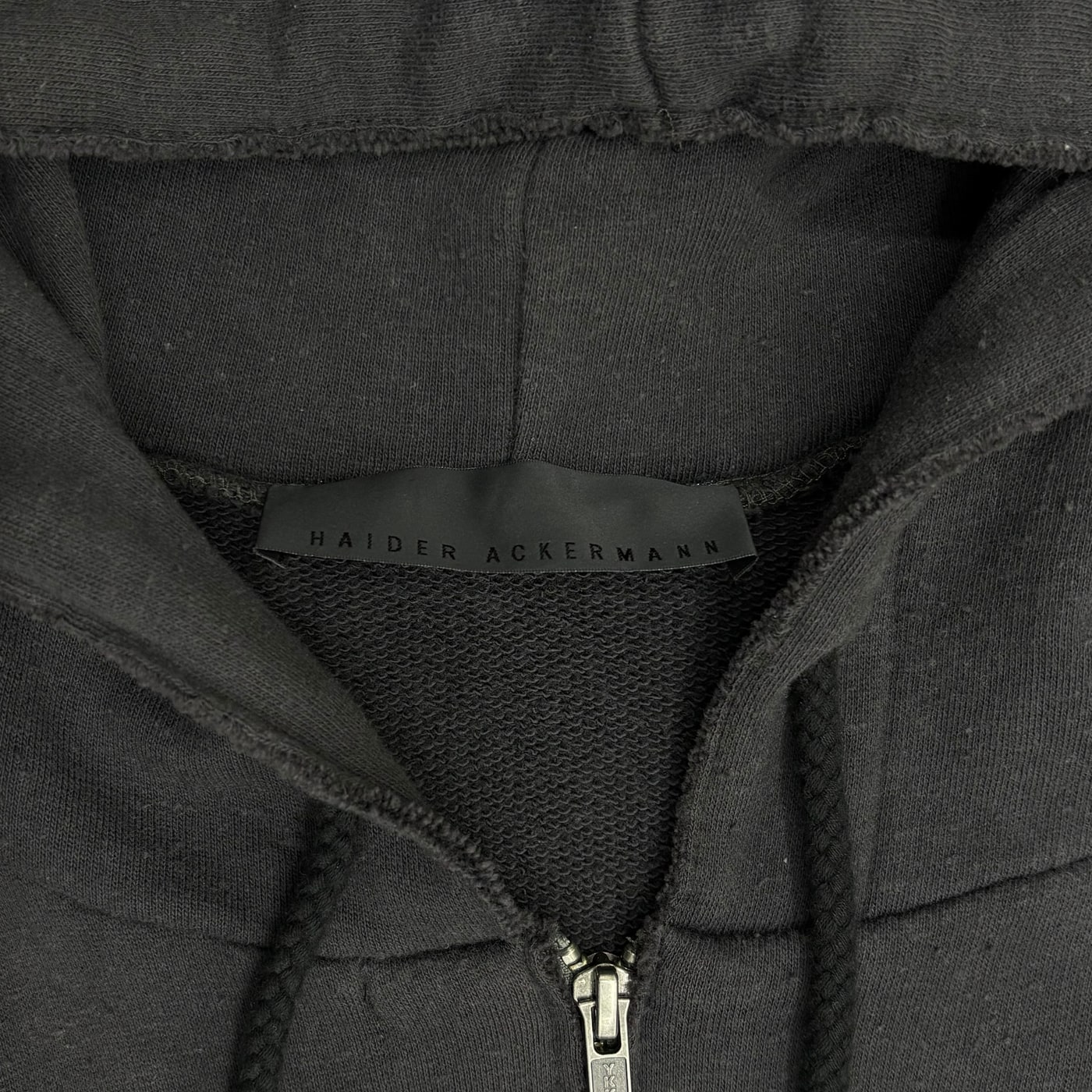 HAIDER ACKERMANN Black Sleeveless Hoodie 상세 이미지 3