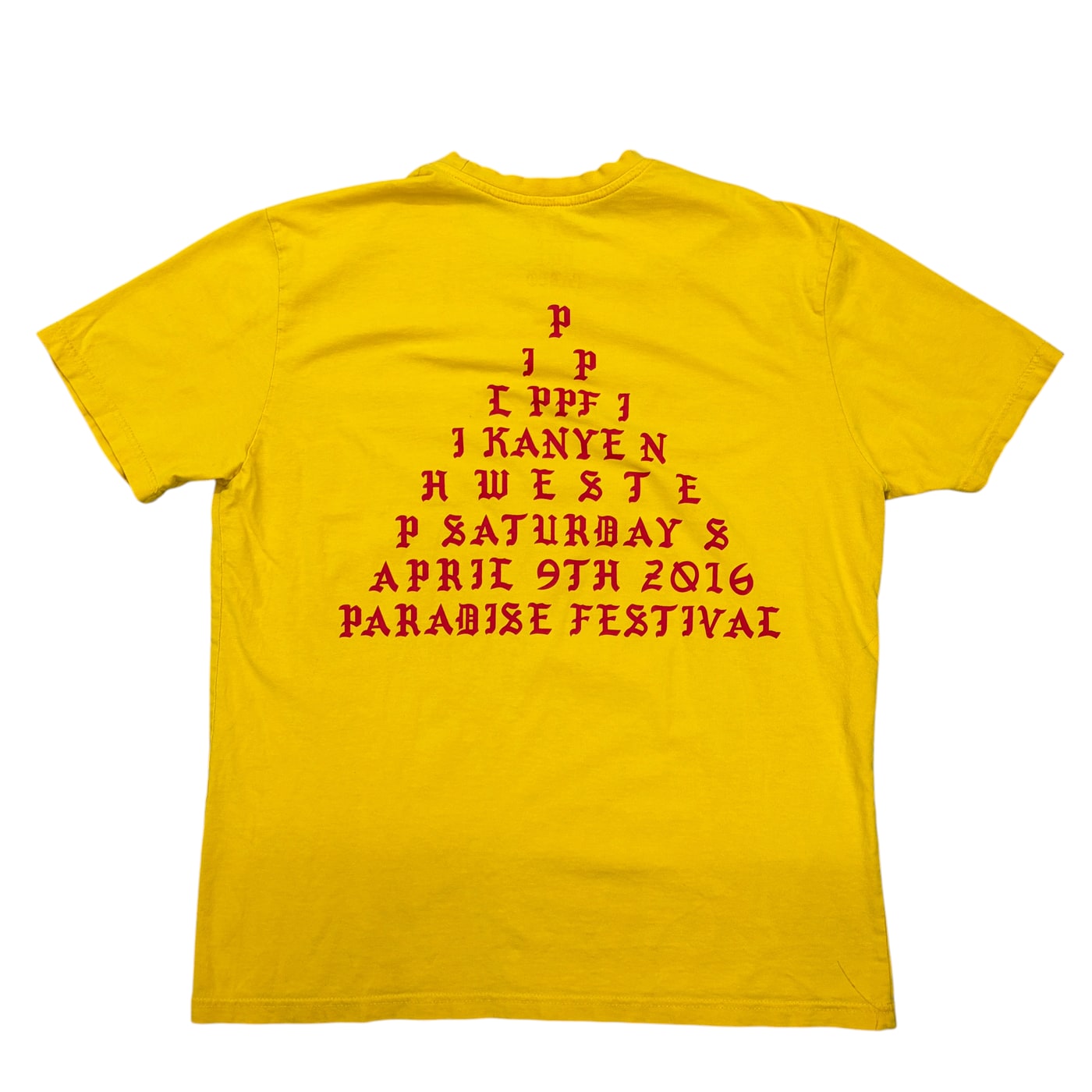 KANYE WEST I Feel Like Pablo T-Shirt 상세 이미지 1