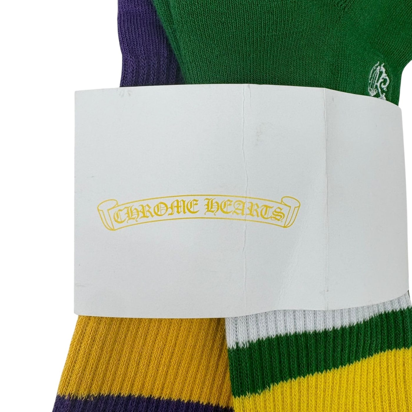 CHROME HEARTS Colorful Striped Socks 상세 이미지 4