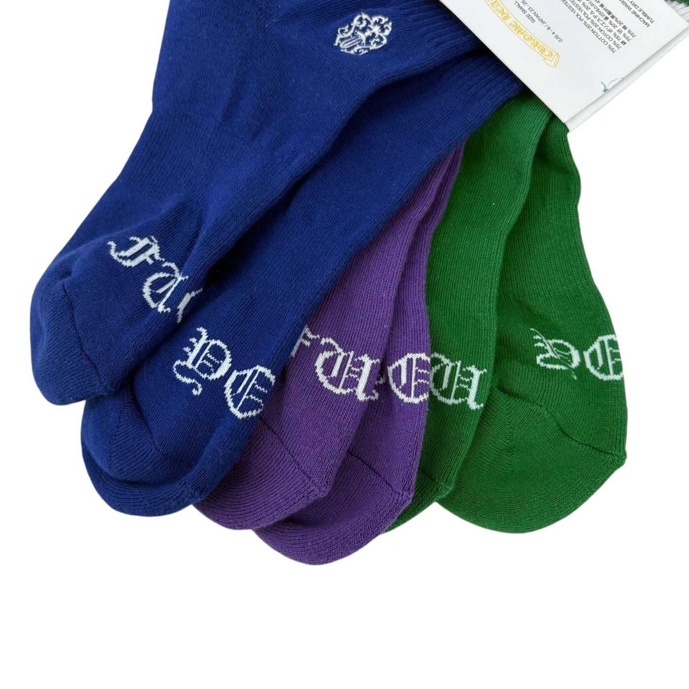 CHROME HEARTS Colorful Striped Socks 상세 이미지 3