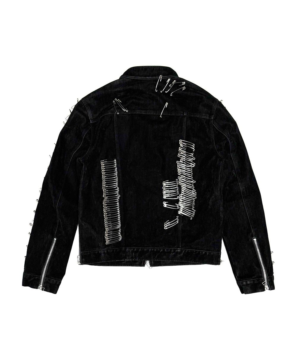 YVES VELVET DENIM JACKET 상세 이미지 1