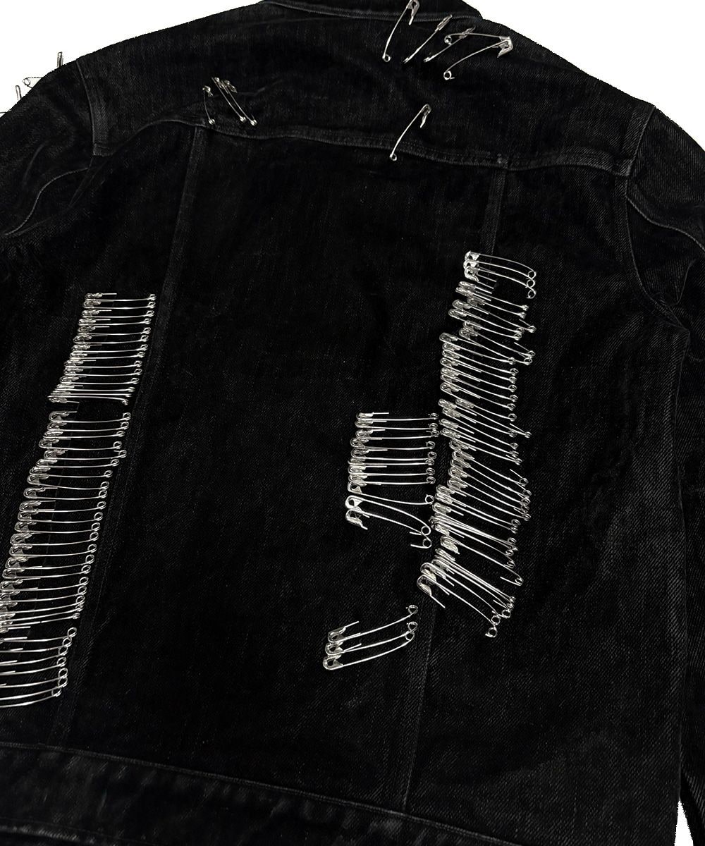 YVES VELVET DENIM JACKET 상세 이미지 3