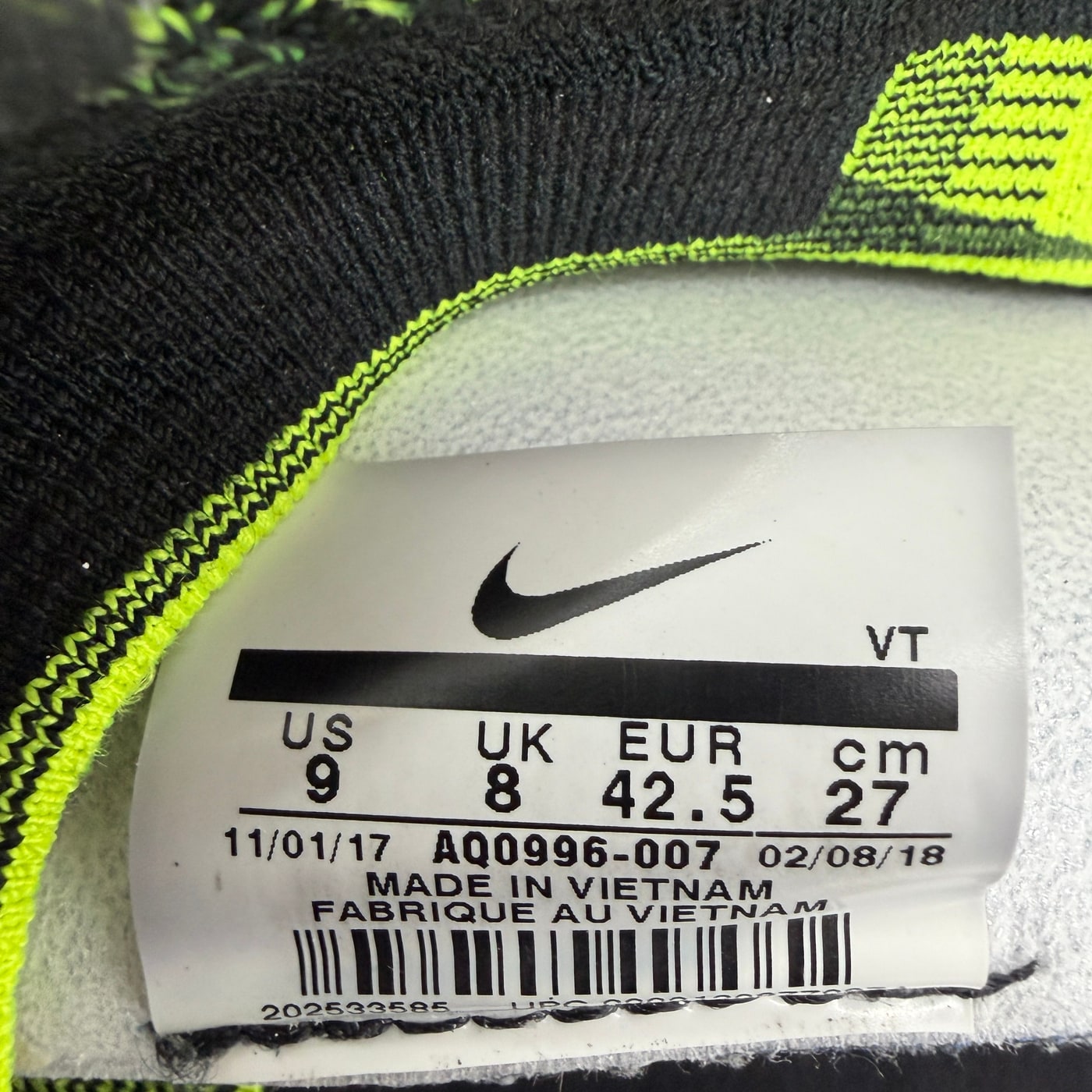 NIKE X ACRONYM AIR VAPORMAX FK MDC 2 상세 이미지 6