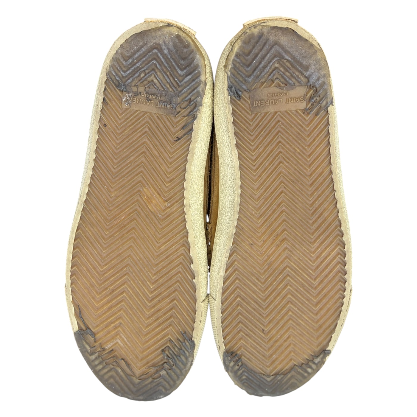 SAINT LAURENT Fringe Suede Sneakers 상세 이미지 4