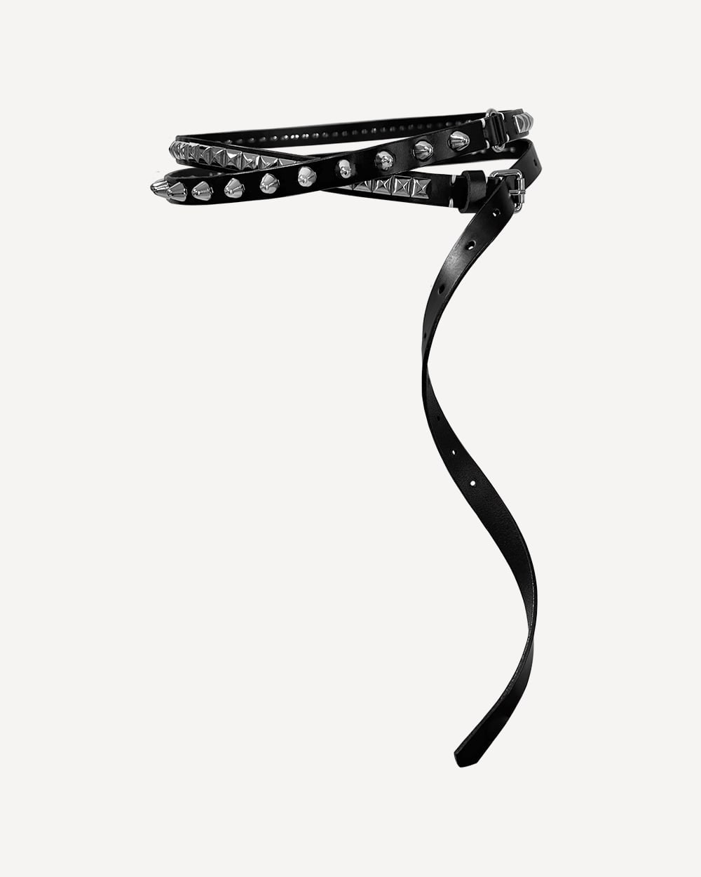 Double Stud Long Belt 상세 이미지 1
