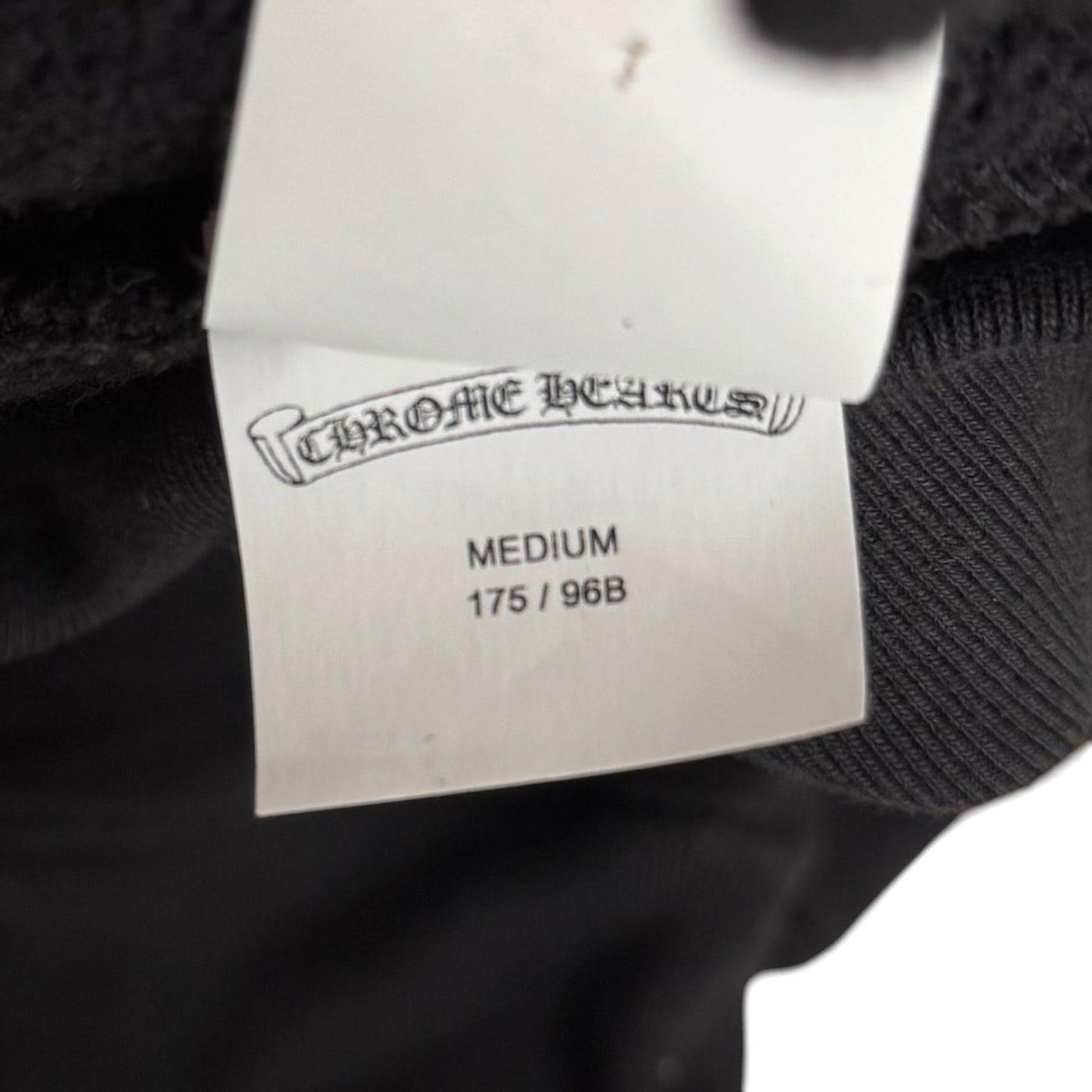 CHROME HEARTS Leather Cross Patch Hoodie 상세 이미지 4