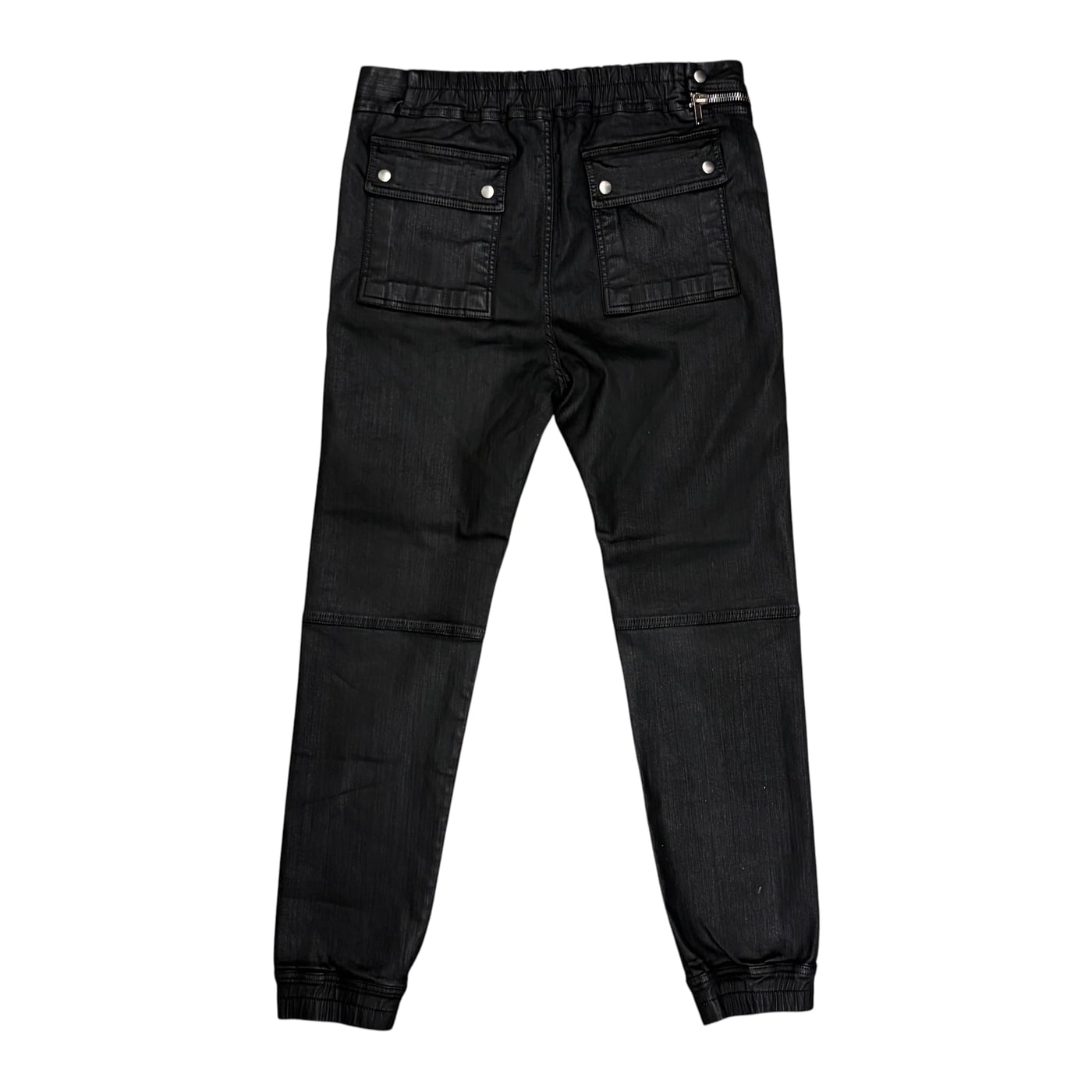 RICK OWENS Waxed Biker Pants 상세 이미지 1