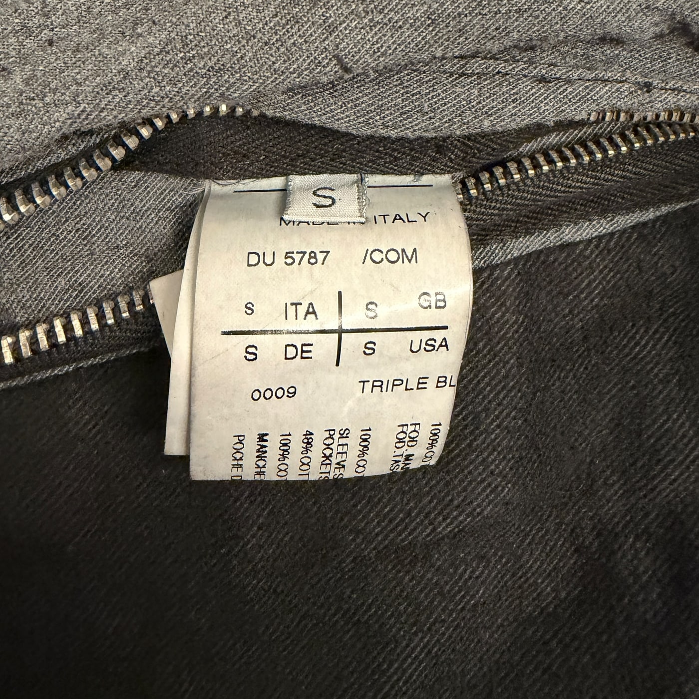 RICK OWENS Side Button Jacket 상세 이미지 4
