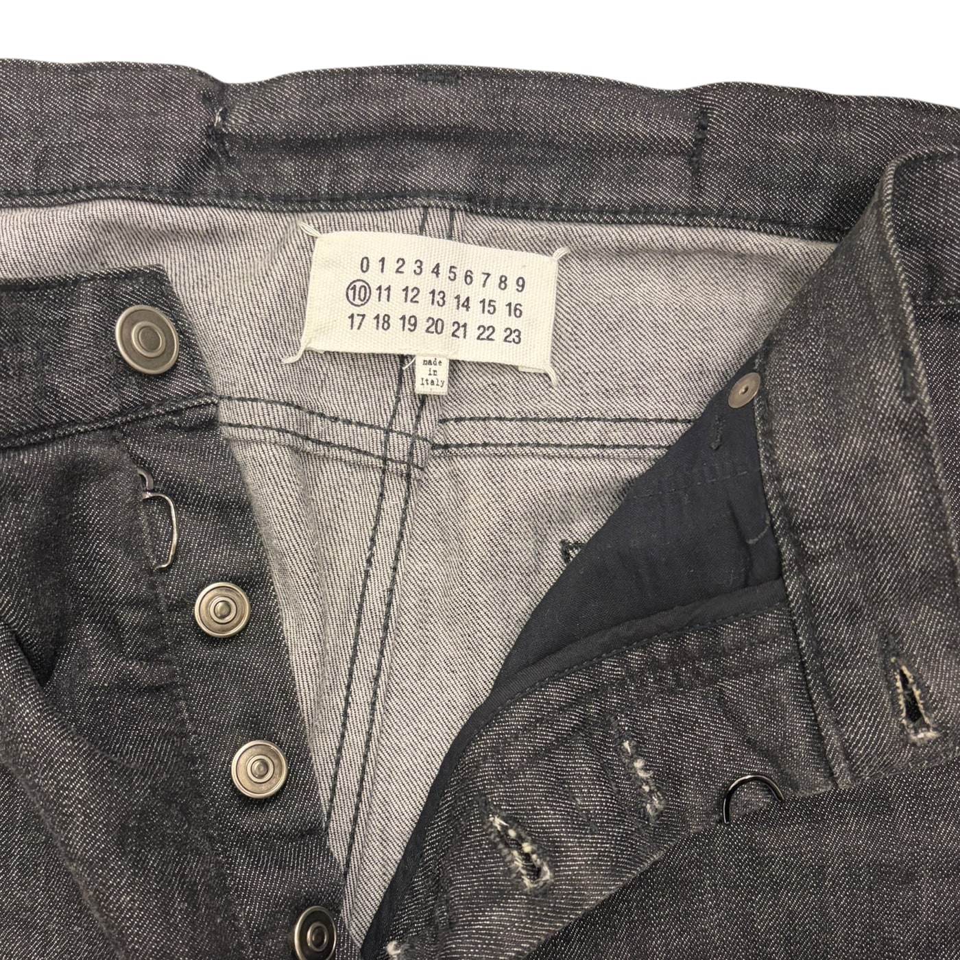 MARGIELA Men's Slim Fit Jeans 상세 이미지 4