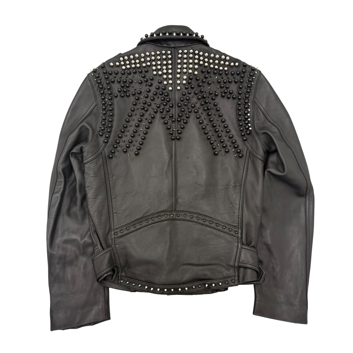 MCM Studded Leather Biker Jacket 상세 이미지 1
