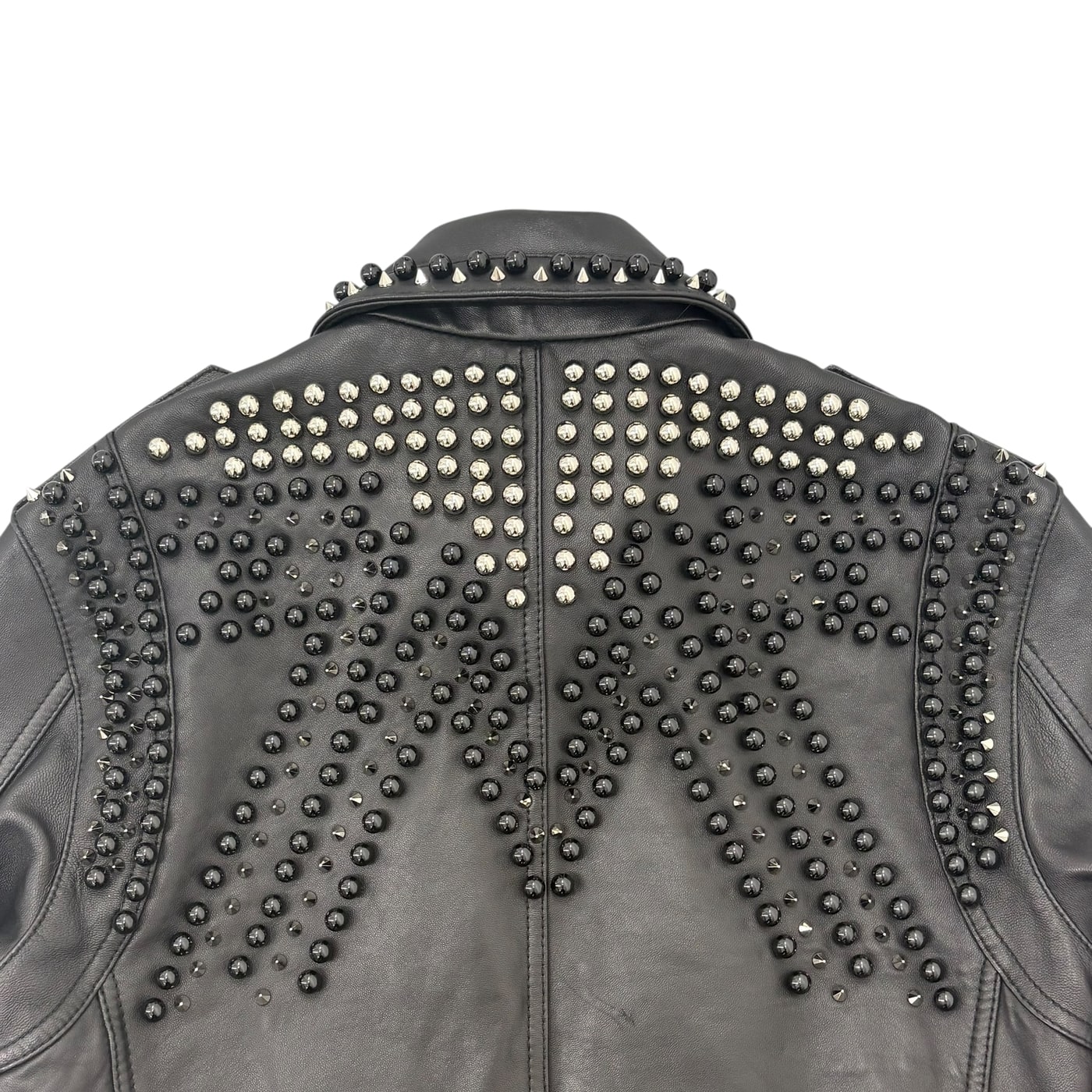 MCM Studded Leather Biker Jacket 상세 이미지 4