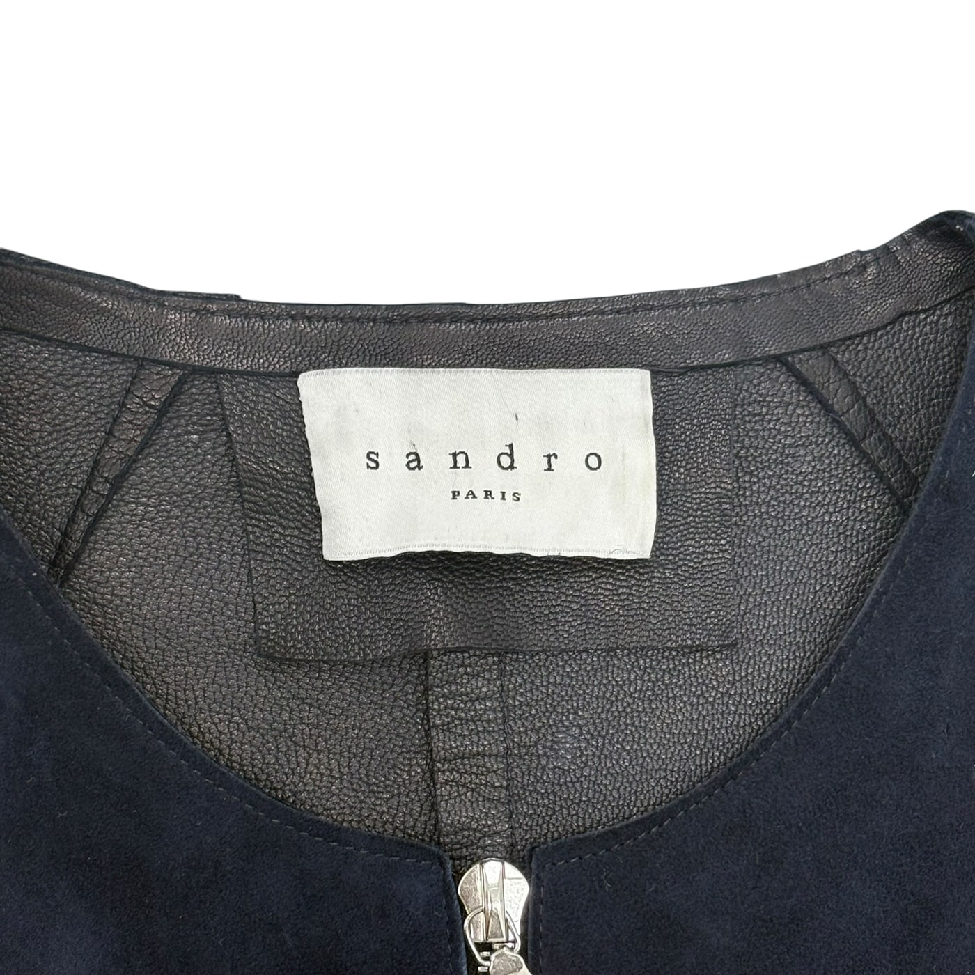 sandro Fringe Suede Jacket 상세 이미지 4