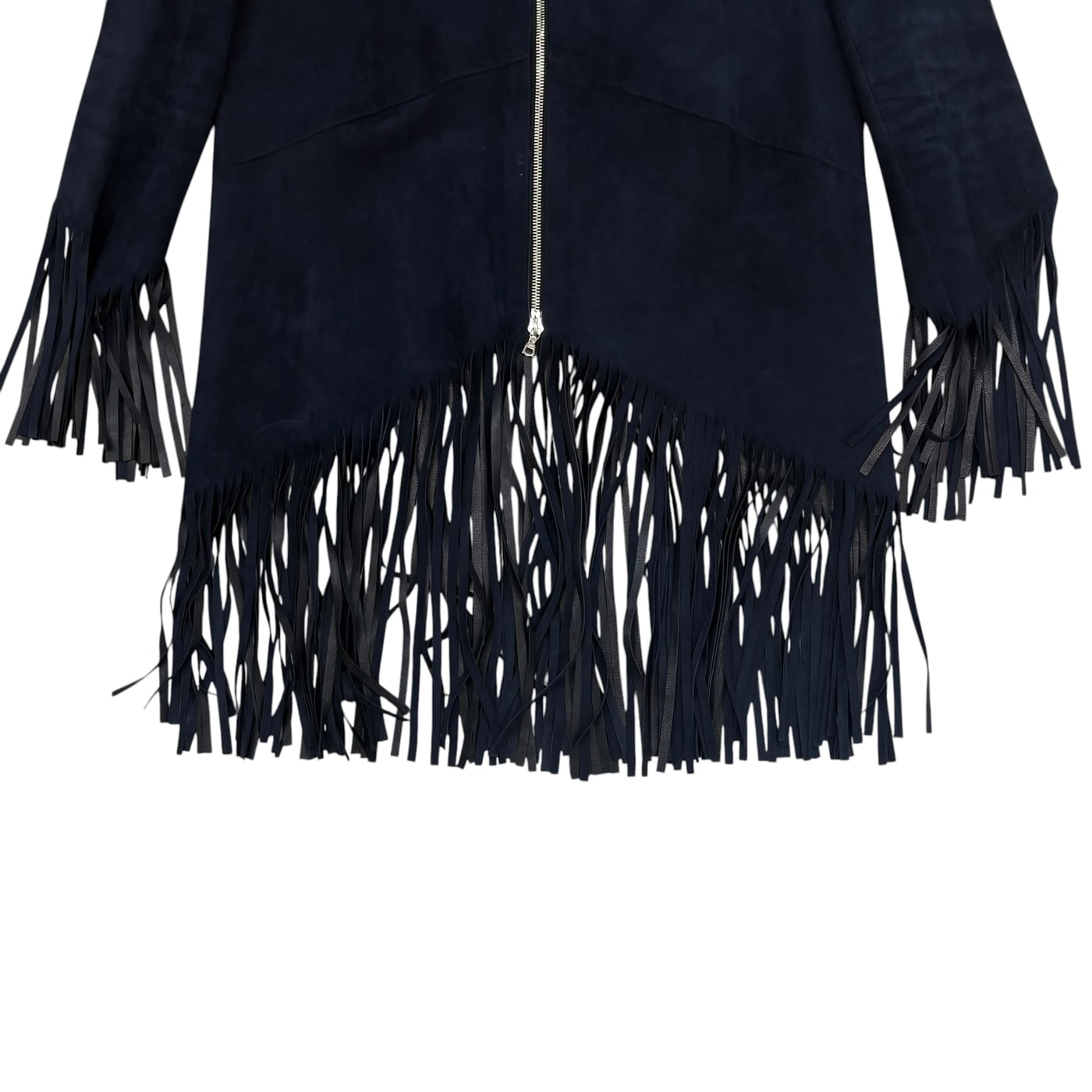 sandro Fringe Suede Jacket 상세 이미지 2