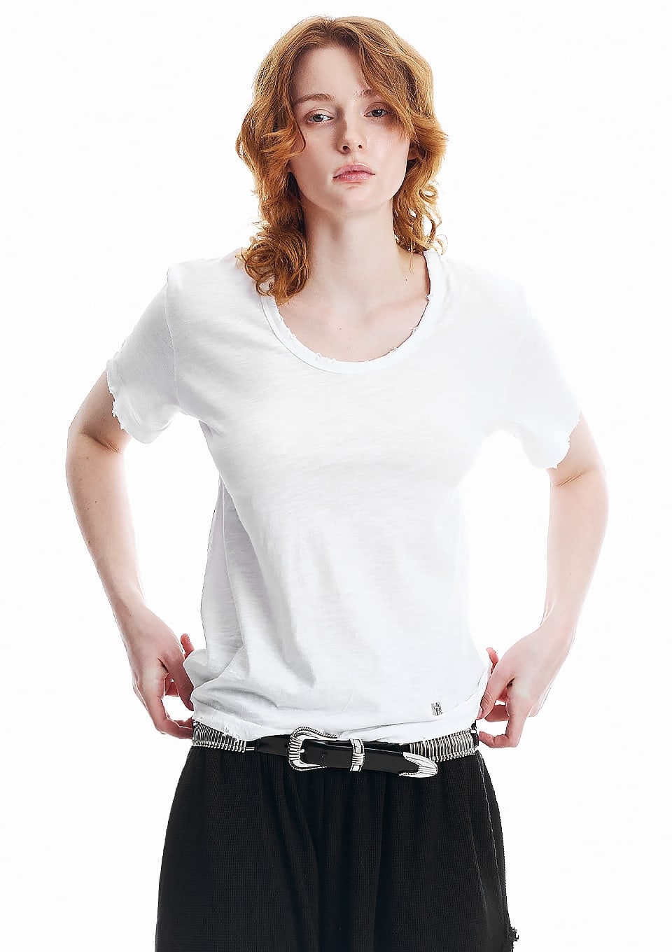 Holy U NECK T-shirt WHITE 상세 이미지 1
