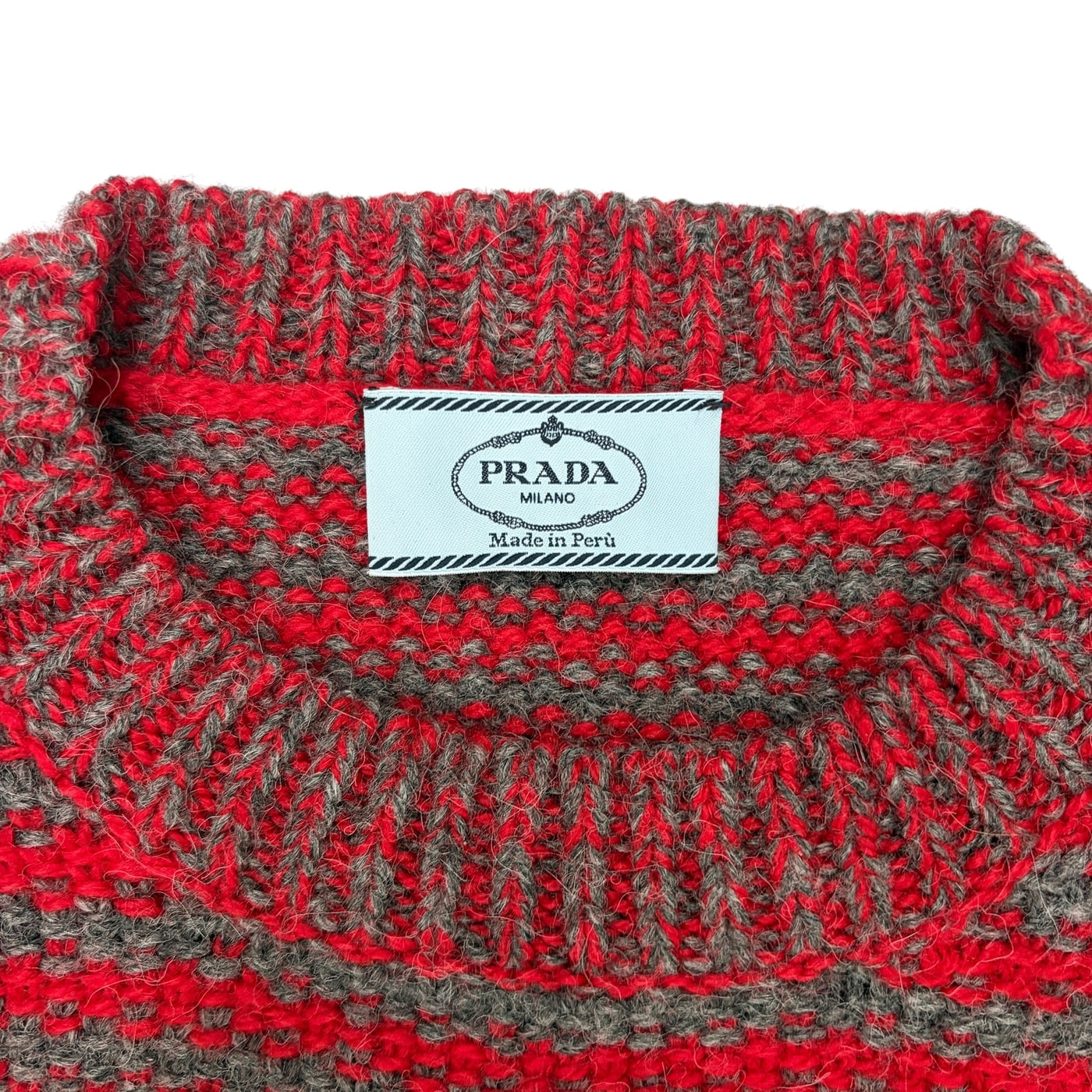 PRADA Striped Sweater 상세 이미지 1