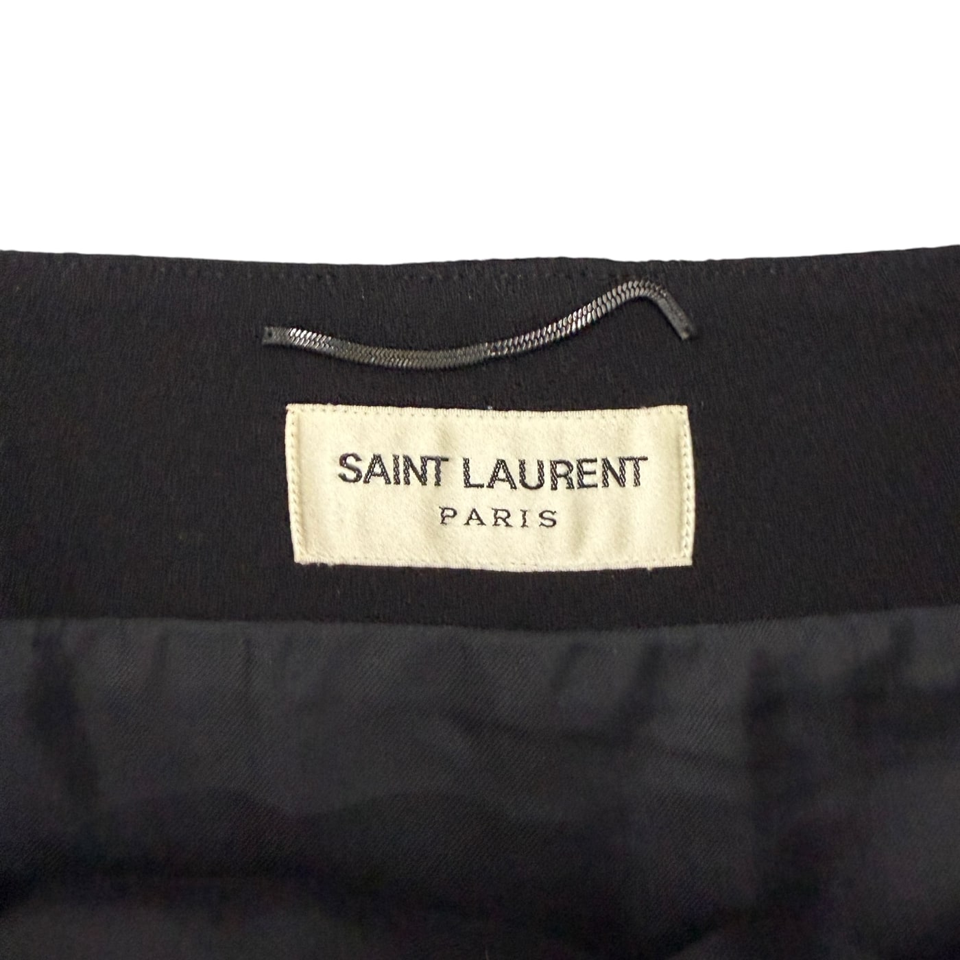 SAINT LAURENT One-Shoulder Black Dress 상세 이미지 2