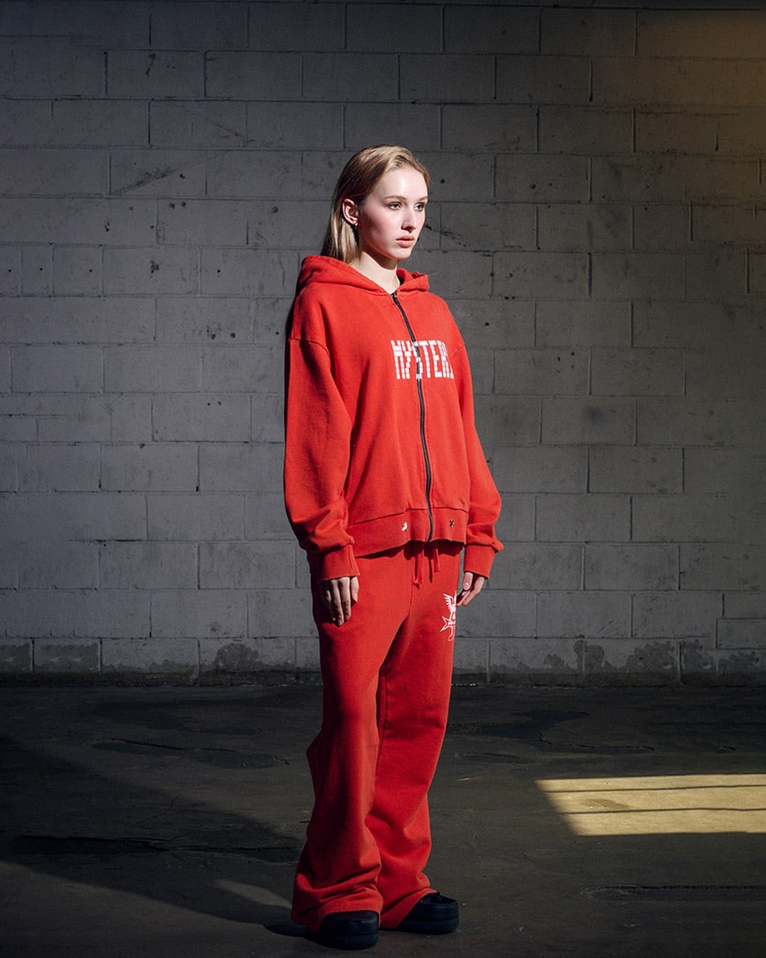 Mysterious Hood Zipup (RED) 상세 이미지 3