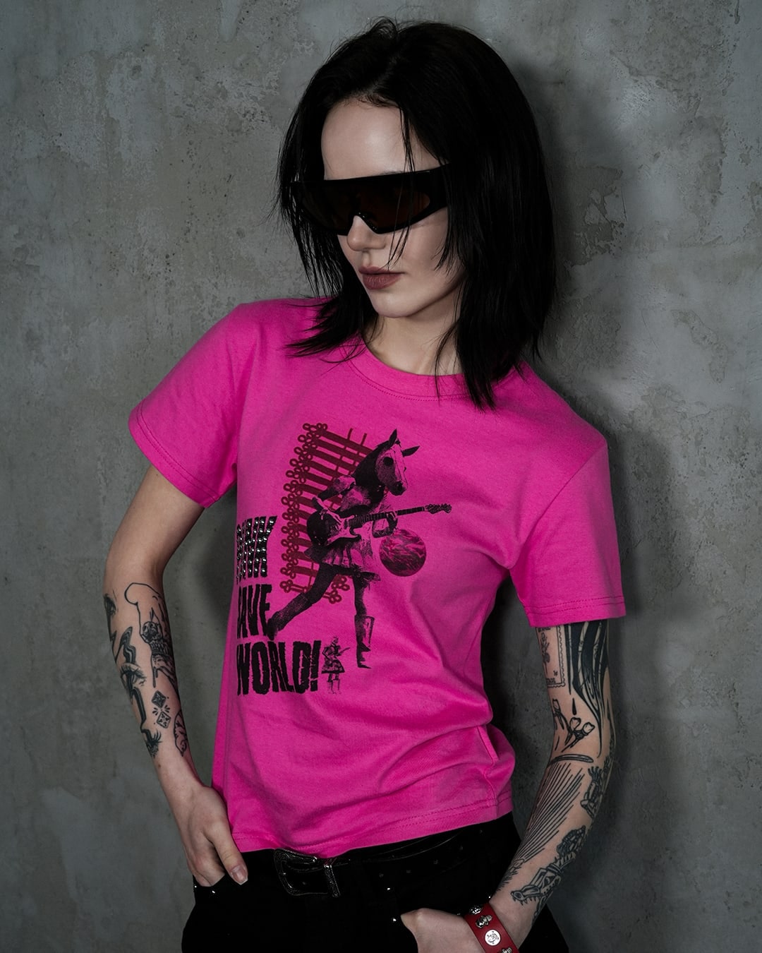 Punk Save World Tee (PINK)  상세 이미지 2