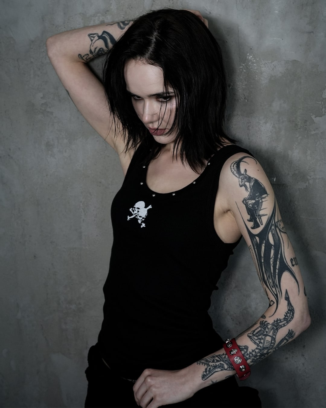Skull Stud Sleveless 상세 이미지 1