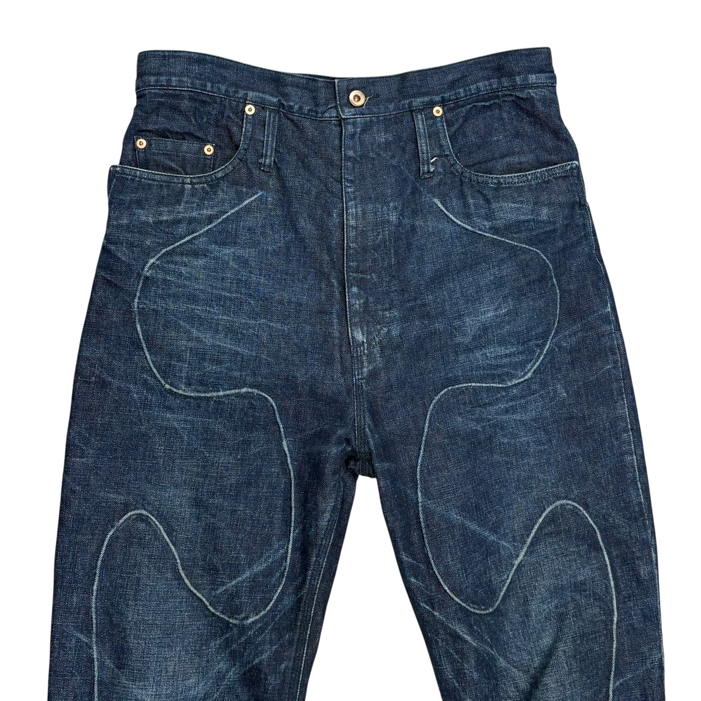 KOZABURO Flared Denim Pants 상세 이미지 2