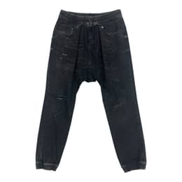 R13 Black Denim Baggy Pants