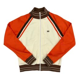 Wales Bonner Percussion Logo Embroidered Recycled Jersey Track Jacket Yellow