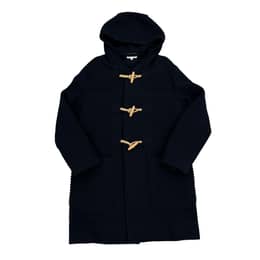 Carven Navy Hooded Duffle Coat