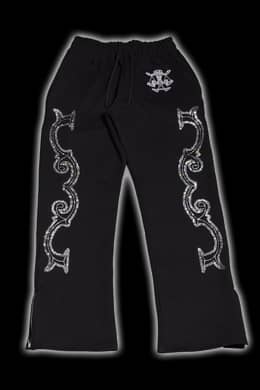 Crystal scale pants (Black)