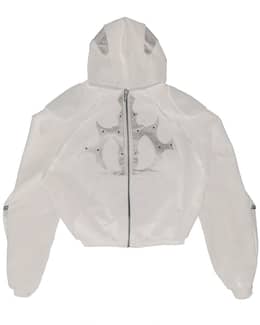 DADA PADDED HOODIE WHITE