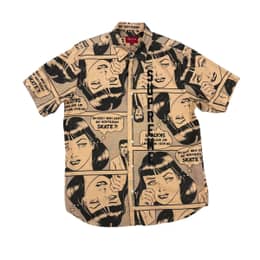 SUPREME Graphic Print Short Sleeve Shirt