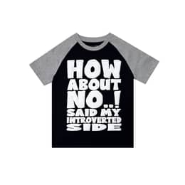 HOW ABOUT NO TEE (GREY/BLACK)