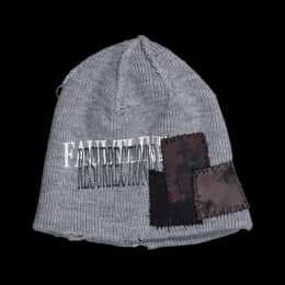 Resurrection13 Patch Work Beanie Grey