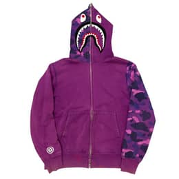 Bape Purple Shark Hoodie