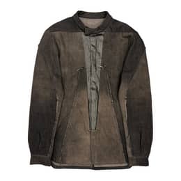 RICK OWENS Coated Detail Denim Jacket