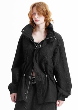 셔링 사파리 아우터_블랙 