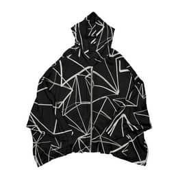 RICK OWENS Abstract Pattern Hooded Jacket