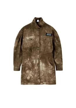 리사이클 코튼 타이다이 원피스_카키