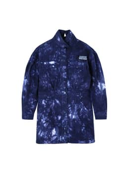 리사이클 코튼 타이다이 원피스_네이비블루 