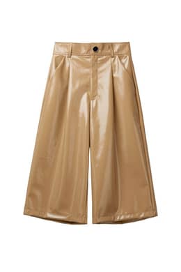  에나멜 글로스 버뮤다 팬츠_베이지