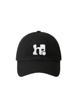 홀리 심볼 빅 로고 볼캡_블랙