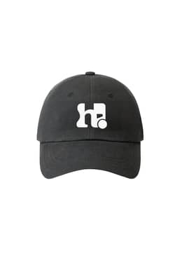 홀리 심볼 빅 로고 볼캡_차콜