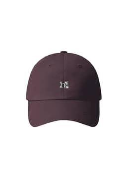 홀리 심볼 스몰 로고 볼캡_버건디