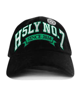 홀리 자수 벨벳 볼캡