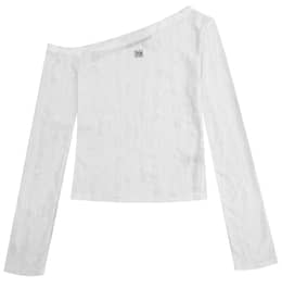 홀리 심볼 빈티지 오프숄더 _ 화이트