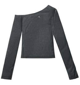 홀리 심볼 스파클 오프숄더 _ 그레이